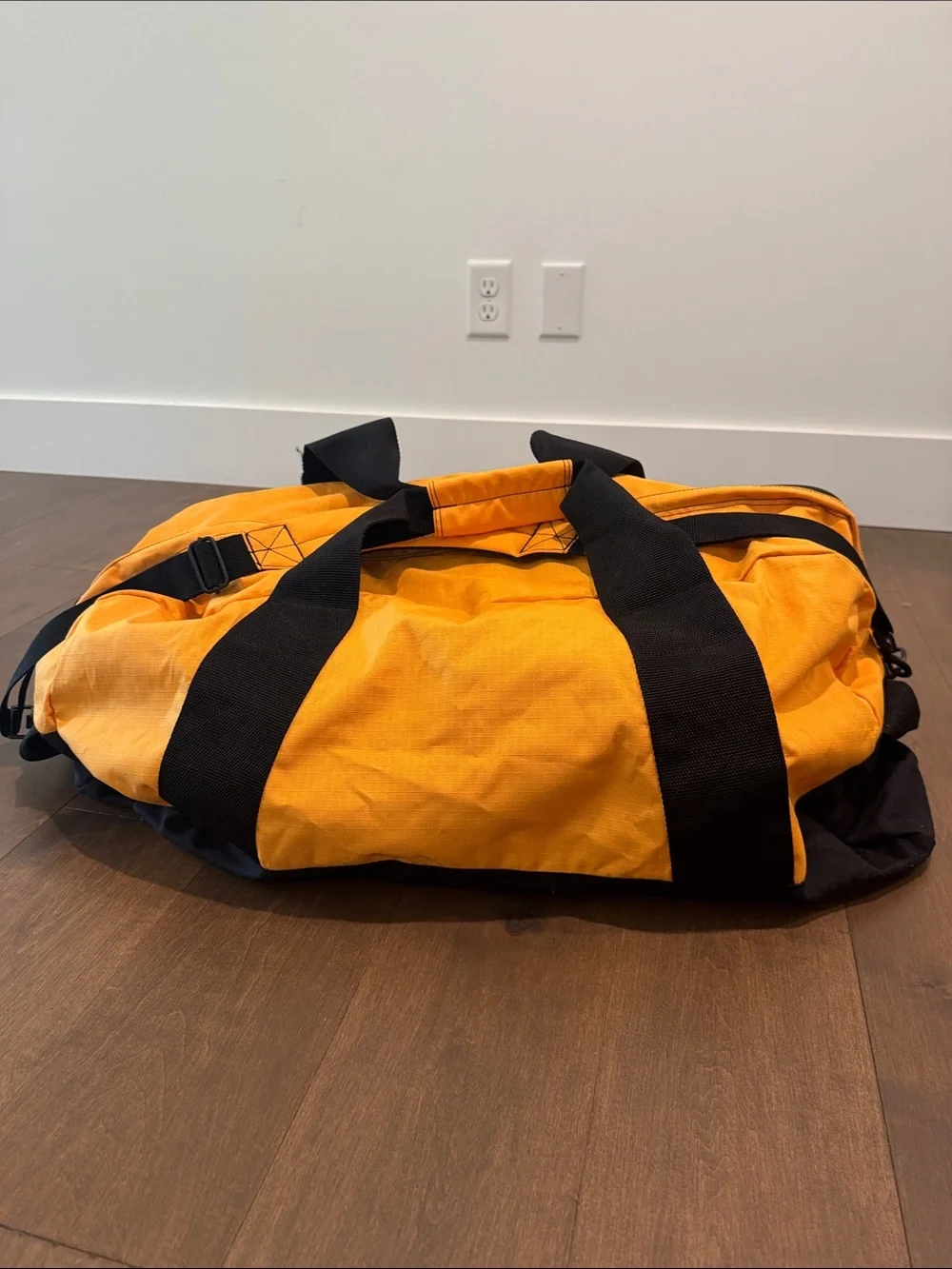 Cabela's Yellow/Orange Duffel Bag with Black Trim - Men Bags